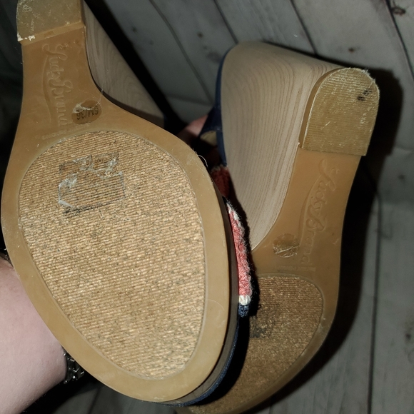 Lucky Brand Crochet Wedges Size 6 - Picture 3 of 4